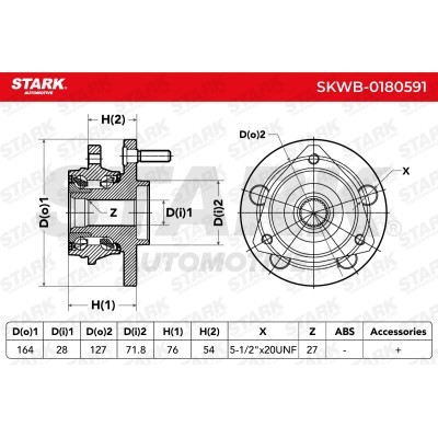 Wheel Bearing Stark SKWB-0180591 SKWB-0180591 - photo 5