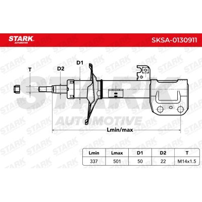 Shock Absorber Stark SKSA-0130911 SKSA-0130911 - photo 7