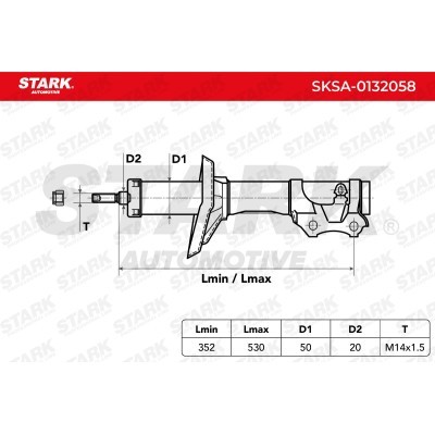 Shock Absorber Stark SKSA-0132058 SKSA-0132058 - photo 3