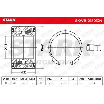 Wheel Bearing Stark SKWB-0180324 SKWB-0180324 - photo 2