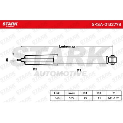 Shock Absorber Stark SKSA-0132778 SKSA-0132778 - photo 6