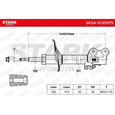 Shock Absorber Stark SKSA-0130975 SKSA-0130975 - photo 3