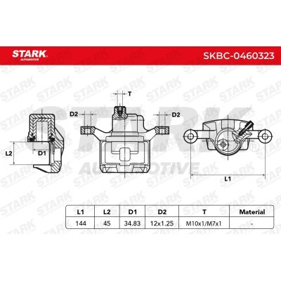 Brake Caliper Stark SKBC-0460323 SKBC-0460323 - photo 6