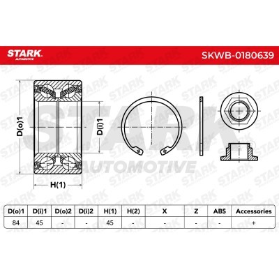 Wheel Bearing Stark SKWB-0180639 SKWB-0180639 - photo 2