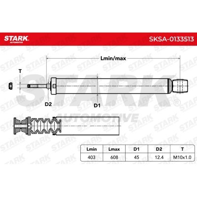 Shock Absorber Stark SKSA-0133513 SKSA-0133513 - photo 6