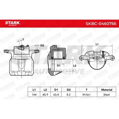 Brake Caliper Stark SKBC-0460756 SKBC-0460756 - photo 6