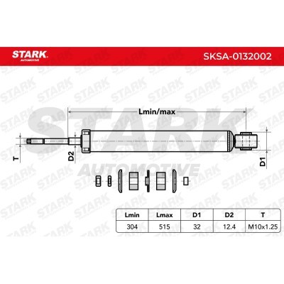 Shock Absorber Stark SKSA-0132002 SKSA-0132002 - photo 3