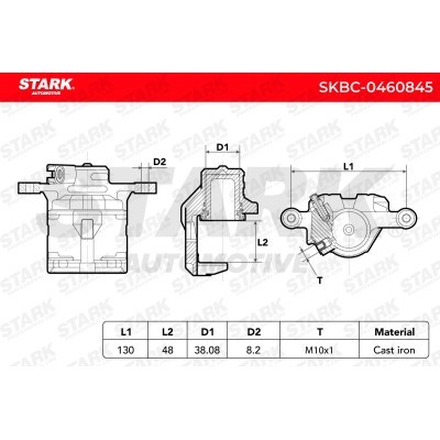Brake Caliper Stark SKBC-0460845 SKBC-0460845 - photo 5