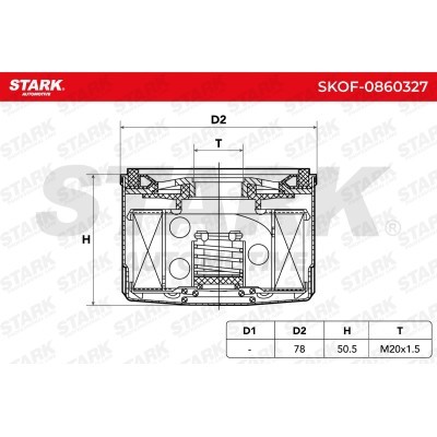 Oil Filter Stark SKOF-0860327 SKOF-0860327 - photo 5