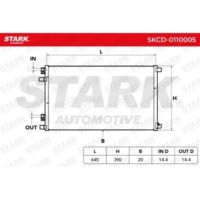 A/C condenser SKCD-0110005 - photo 7