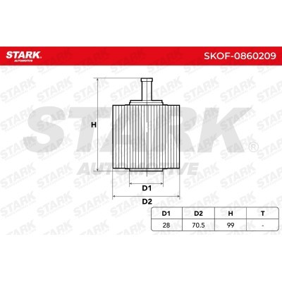 Oil Filter Stark SKOF-0860209 SKOF-0860209 - photo 5