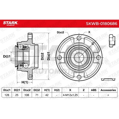 Wheel Bearing Stark SKWB-0180686 SKWB-0180686 - photo 4