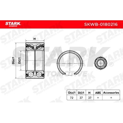 Wheel Bearing Stark SKWB-0180216 SKWB-0180216 - photo 2