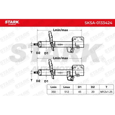 Shock Absorber Stark SKSA-0133424 SKSA-0133424 - photo 5