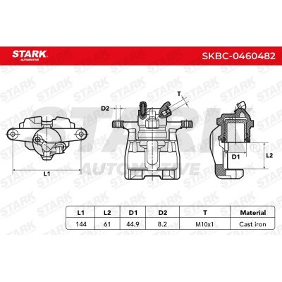 Brake Caliper Stark SKBC-0460482 SKBC-0460482 - photo 6