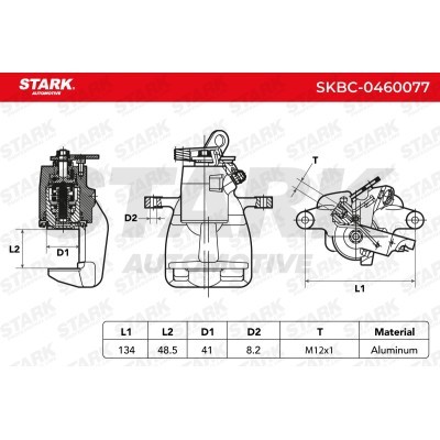 Brake Caliper Stark SKBC-0460077 SKBC-0460077 - photo 5