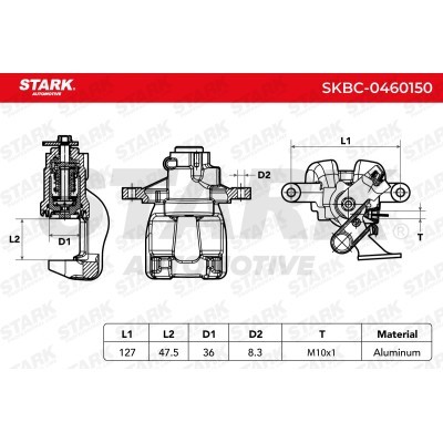 Brake Caliper Stark SKBC-0460150 SKBC-0460150 - photo 6