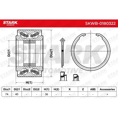 Wheel Bearing Stark SKWB-0180322 SKWB-0180322 - photo 2