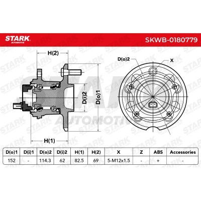 Wheel Bearing Stark SKWB-0180779 SKWB-0180779 - photo 5