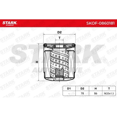 Oil Filter Stark SKOF-0860181 SKOF-0860181 - photo 5