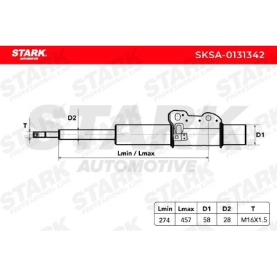 Shock Absorber Stark SKSA-0131342 SKSA-0131342 - photo 3