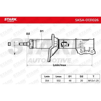 Shock Absorber Stark SKSA-0131026 SKSA-0131026 - photo 3