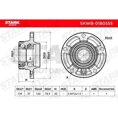 Wheel Bearing Stark SKWB-0180555 SKWB-0180555 - photo 4