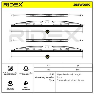 Wiper Blade RIDEX 298W0010 298W0010 - photo 5