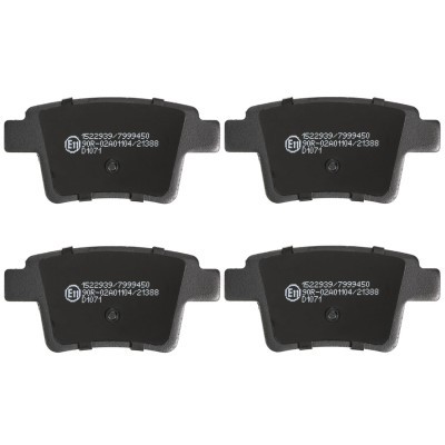 Brake Pads Set RIDEX 402B0142 402B0142 - photo 4