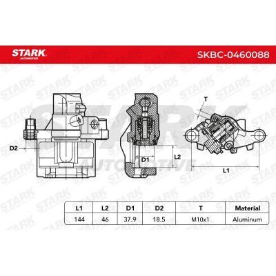 Brake Caliper Stark SKBC-0460088 SKBC-0460088 - photo 9