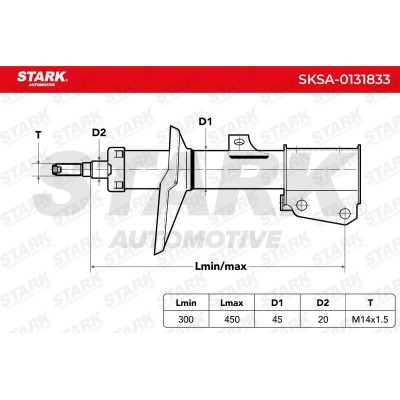 Shock Absorber Stark SKSA-0131833 SKSA-0131833 - photo 3
