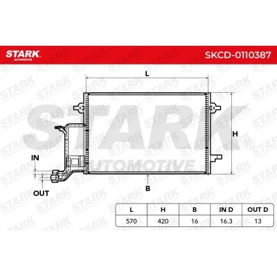 A/C condenser SKCD-0110387 - photo 6