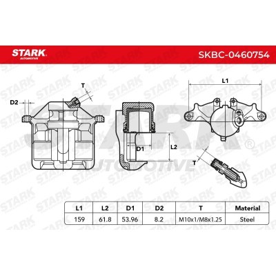 Brake Caliper Stark SKBC-0460754 SKBC-0460754 - photo 6
