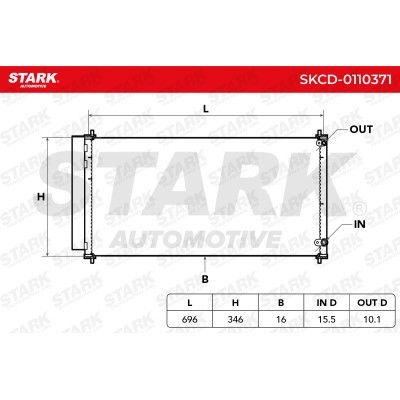 A/C condenser SKCD-0110371 - photo 4