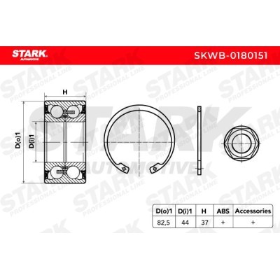 Wheel Bearing Stark SKWB-0180151 SKWB-0180151 - photo 3
