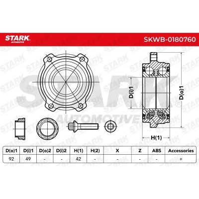 Wheel Bearing Stark SKWB-0180760 SKWB-0180760 - photo 6
