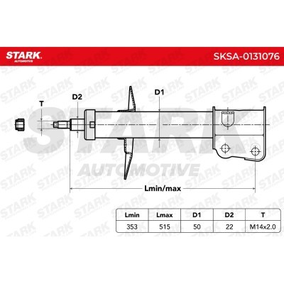 Shock Absorber Stark SKSA-0131076 SKSA-0131076 - photo 3