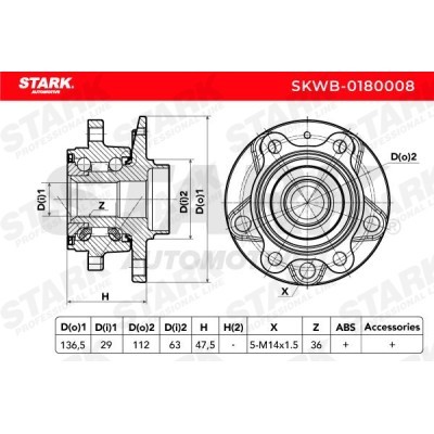 Wheel Bearing Stark SKWB-0180008 SKWB-0180008 - photo 6