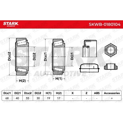 Wheel Bearing Stark SKWB-0180104 SKWB-0180104 - photo 11