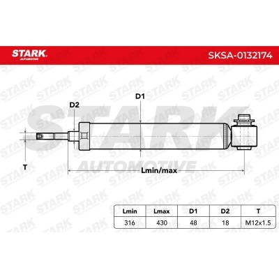 Shock Absorber Stark SKSA-0132174 SKSA-0132174 - photo 3