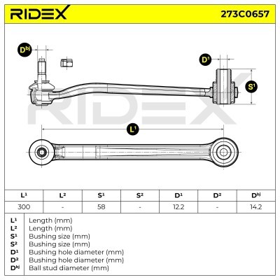Control Arm RIDEX 273C0657 273C0657 - photo 5