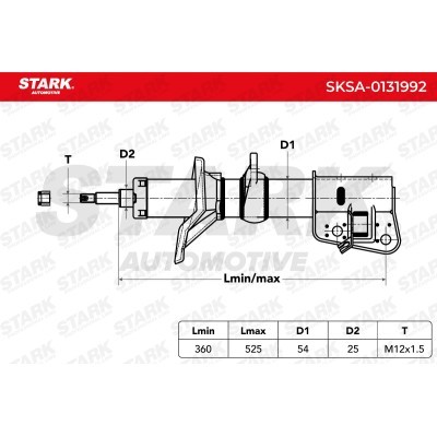 Shock Absorber Stark SKSA-0131992 SKSA-0131992 - photo 7