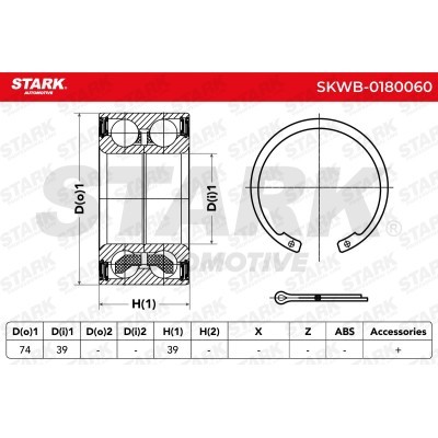 Wheel Bearing Stark SKWB-0180060 SKWB-0180060 - photo 3