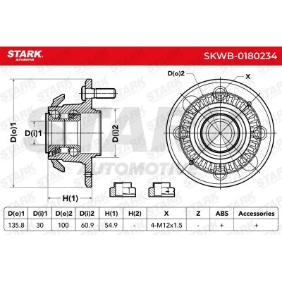 Wheel Bearing Stark SKWB-0180234 SKWB-0180234 - photo 5