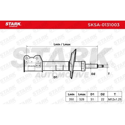 Shock Absorber Stark SKSA-0131003 SKSA-0131003 - photo 3