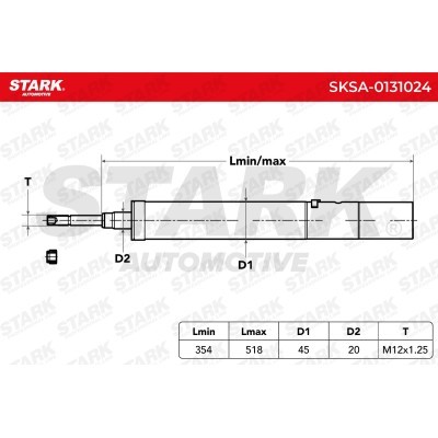Shock Absorber Stark SKSA-0131024 SKSA-0131024 - photo 3