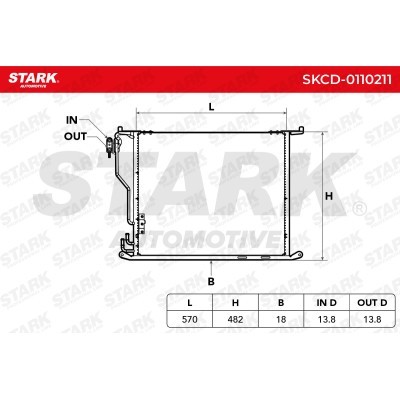 A/C condenser SKCD-0110211 - photo 4