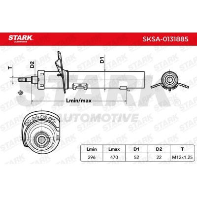 Shock Absorber Stark SKSA-0131885 SKSA-0131885 - photo 4