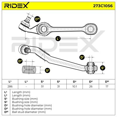 Control Arm RIDEX 273C1056 273C1056 - photo 5