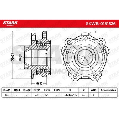 Wheel Bearing Stark SKWB-0181526 SKWB-0181526 - photo 3